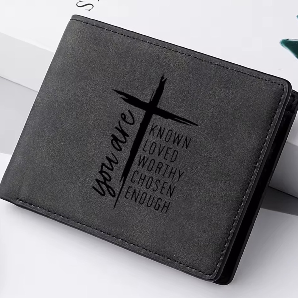 Black Inspirational Men's Wallet